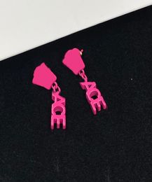 Women Stud Earings Designers Jewelry Luxurys Earring Pink head Dangle Earrings Fashion 925 Silver Bijoux Luxe Homme Blue Aretes Oh7484365