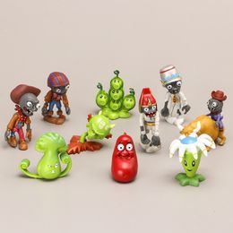 40pcs/set Hot Vs Pvz Plants Zombies Pvc Action Figures Toy Doll Set For Collection Party Decoration C19041501
