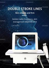 Professional RF Fractional Microneedling Machine With Cooling Ice Hammer Face Lifting Skin Tightening