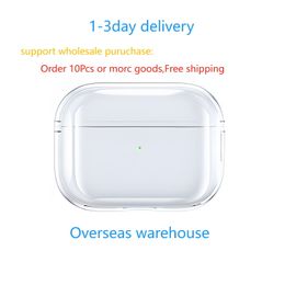 USA Stock for Airpods pro 2 2nd Airpods 3 Max headphones airpod headphones accessories sturdy clear silicone case apple wireless charging case shockproof case