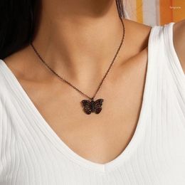 Pendant Necklaces Gothic Black Punk Guitar For Women Men Jewellery Gifts Pendants Necklace Choker Clavicle Chain Drop