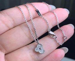 S925 silver charm pendant bracelet with six flowers design and sparkly diamond in platinum Colour for women wedding Jewellery gift ha9487534