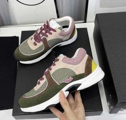 Sandals Luxury Designer Running Shoes Channel Sneakers Women Lace-Up Sports Shoe Casual Trainers Classic Sneaker 567