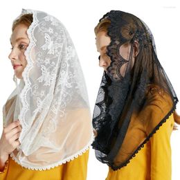Scarves Lace Chapel Veil Scarf Headcovering Mantilla Catholic
