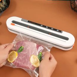 Other Kitchen Tools 30cm Automatic Food Vacuum Sealer with bag 120kpa Powerful Packaging Machine Dry wet soft powder food preservation 231212