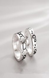 Skull Stainless Steel Band Ring Classic Women Couple Party Wedding Jewelry Men Punk Rings Size 5111230766