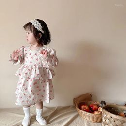 Girl Dresses Kids For Girls Floral Princess Skirt Korean Children's Clothing Baby Spring And Summer 2023