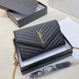 High Quality Cassandre Matelasse Wallets Luxury Women Wallet Mini Purses Crossbody Designer Bag Woman Handbag Shoulder Bags Designers Envelope Handbag Bags 77
