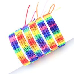 Weave Rope String Friendship Bracelets Handmade Charm Strand Bracelet bisuteria pulseira de prata pulseras mujer234d