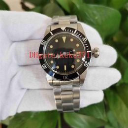 BPF top Quality Watch Classic 40mm 1961 Vintage 5512 5513 Stainless No calendar Black Maxi Dial Asia 2813 Movement Mechanical Auto317p