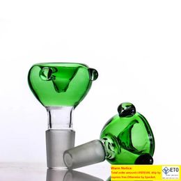 Hookahs Factory wholesale 18mm 14mm glass bowl 4 color bongs bowls smoking tobacco flower cone ZZ