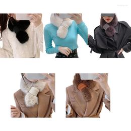 Scarves Trendy Soft Women Plush Collar Scarf Neck Warmer Winter Shawl Wrap Children Muffler For Cold Weather Supplies