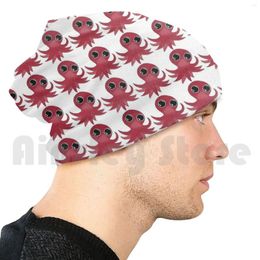 Berets Fascinated Octo Beanies Knit Hat 606 Print Octopus Cute Adorable Trending Sea Ocean Living Aesthetic