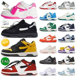 Fashion Designer Out Of Office jogging Sport Patent Trainers Suede Leather Low Top OOO Sponge Mid Top Men Women Casual Shoes Original offes White Sneakers BIG EUR36-45