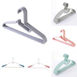 New Storage Bags New Seamless plastic hanger wholesale dormitory multifunctional clothes drying rack Bold with hanger clothing rack clothes hanger