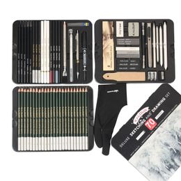 Pencils Professional Art Painting Set 70/75 Pieces of Sketch Pencil Set Sketch Tool Set Art Painting Pencil Art Supplies for Painting 231212