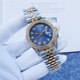 Ladies High quality Diamond Watch 36mm Automatic Movement Stainless Steel Diamond Mechanical Watch Daily Waterproof Montre de Luxe Watch designer watches
