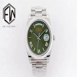 2022 New EW Factory men 40mm watch 2836 Automatic Mechanical Movement 904L Sapphire Roman Numerals wristwatch montre de luxe254q