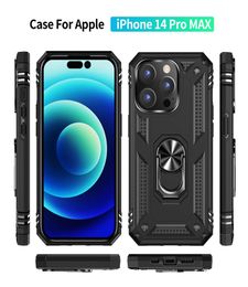 Cell Phone Cases Defend Holder Ring Antifall Drop Protection Mobile Phones Case for Apple iPhone 11 12 13 14 Pro Max Cover6703208