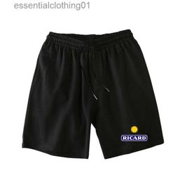 Men's Shorts Summer Running Shorts Men Casual Black Gym Fitness Ricard Shorts Elastic Waist Joggers Shorts Beach shorts Plus Size L231212