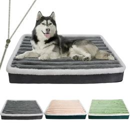 kennels pens Dog Bed for Large Dog Mat with Zipper Pet Bed Dog Mat for Medium Pet Mattress Pad Memory Foam Orthopaedic Mattress for Pet Mat 231212