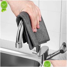 Cleaning Cloths Magic Cleaning Cloth Thickened Mtifunction Thicken Glass Wi No Watermark Reusable Window Rag Kitchen Drop Delivery Hom Dh4Hs