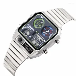 Wristwatches Stand Out With Digital Analogue Perfect For Casual And Business Attire This Watch Has A Display Elegant Design