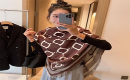 Womens Winter Scarf Cashmere Scarf Shawl Luxury Pashmina Designer Brand Wrap Letter Print Thermal Scarf Warm Scarves High Quality 8203927