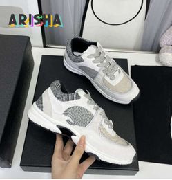 Sandals Luxury Designer Running Shoes Channel Sneakers Women Lace-Up Sports Shoe Casual Trainers Classic Sneaker Woman CcityRRYY 997ess