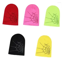 Berets Unisex Winter Spiderweb Cap Multipurpose Head Protections