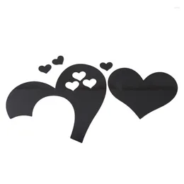 Wall Stickers Fashion Mirror Heart Shape Home Decoration DIY Plastic 3D