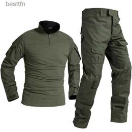 Men's Pants Military Cargo Pants Airsoft Tactical Soldier Combat Pants Paintball Hiking Hunting Trousers Outdoor Army Uniform Tops ClothingL231212