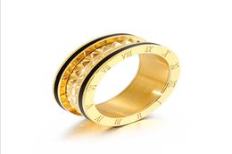 Band Rings Gold Plated Sterling Silver Rings Compatible Simple Smooth Stainless Steel Geometric Bracelets 100 Pcs4305026