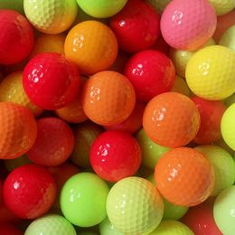 Golf Balls 10pcs/bag Golf Balls mixcolor 2-3 layers Game ball professional high quality not print for Golfer Golf Products lovely Gift 231212