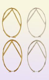 High version women039s letter hoop earrings high quality gold plated nonfading classic simple luxury fashion gift big name des62456256277