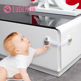 Baby Walking Wings EUDEMON 6pcs Cabinet Lock Refrigerator Drawers Wardrobe Todder Kids Safety Plastic ABS PE Toilet 231211