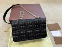 10A Top luxury designer shoulder bag purses designer handbags chain bag Quality Bag Womens Designer Black high quality Cheque bag with Box