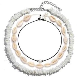 Shell Necklace for Women Boho Tropical Hawaiian Beach Puka Chips Shell Surfer Choker Necklace Jewellery Mens Womens GB1230300p