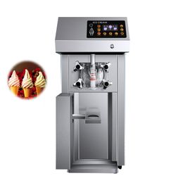 Automatic Soft Ice Cream Machine Commercial Desktop Ice Cream Makers Sweet Cone Freezing Equipment Vending Machine