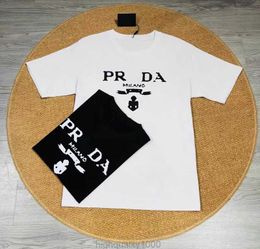 2024 Mens Casual Print Creative t shirt Breathable TShirt Slim fit Crew Neck Short Sleeve Male Tee black white Men's T-Shirts KLVE