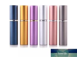 Fashion Ship perfume bottle 5ml Aluminium Anodized Compact Perfume Aftershave Atomiser Atomizer fragrance glass scent-bottle Mixed Colour