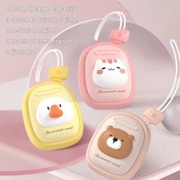 Other Home Garden Cute Hand Warmer 1800mAh USB Rechargeable Portable Winter Keep Warm Gadget Pocket Mini Electric Heater 231211