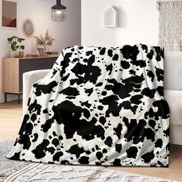 Bedding sets Microfiber Little Cow Blanket Super Soft Throw Blankets For Bed Bedspread Sofa Decorative Camping Picnic Winter Warm 231211