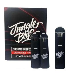 New Jungle Boys 1.0ml Thick Oil Disposable Vape Pen E-Cigarettes Rechargeable 280mAh Battery Empty Vape Vaporizers 10 Strains