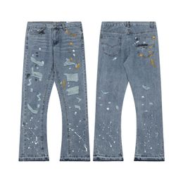 Designer jeans Luxury Jeans Womens Brand Fashion Women Blue High Waist Street wear Wide Leg Jean Female Trouser Straight Denim Pants Designer Joggers Pants K29L