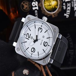 Wristwatches 2021 UMQ Quartz Watch Men BR Bell Stainless Steel Ross Watches Wristwatch Luxury Military284P