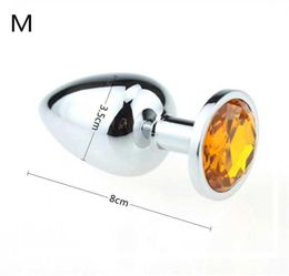 Waterproof butt Plug Anal toys Stainless Steel Smooth Touch Buttplug dilatador Sex Toys Products For woman Men gay adults8568008