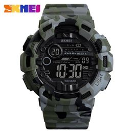SKMEI 1472 Men Digital Watch Calendar Chronograph Outdoor Sports Watches Waterproof Male Wristwatch Relogio Masculino301f