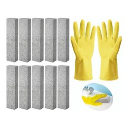 Cleaning Brushes 10 Pieces Pumice Stone Toilet Bowl Clean Brush Remove Hard Water Rings Suitable for Bathroom 231212