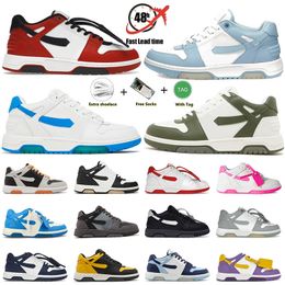 Top Quality Out Of Office Running Shoes Sponge Mid Top Outdoor Jogging Low-tops Breathable OOO Loafers Luxury Brand 1:1 Offes White Patent Trainers OG Sneakers Eur 36-45